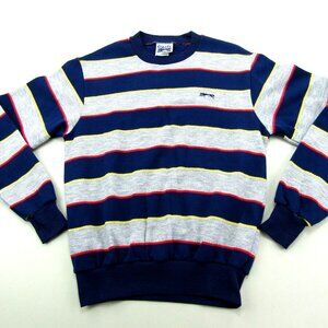 VINTAGE Coyote Argo Sweater Adult Size Large Multicolor Stripe Long Sleeve